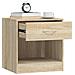 Comodini 2 pz con Cassetto Colore Rovere - Foto miniatura 7