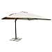Ombrellone Da Giardino 3 X 4 Palo Laterale Nero Telo Beige Per Esterno Ristorante, Gelateria Bar Hotel Albergo - Foto miniatura 1