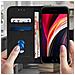 Custodia Iphone 7 / 8 Sportellino Portacarte Funzione Stand Nero - Foto miniatura 7