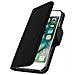 Custodia Iphone 7 / 8 Sportellino Portacarte Funzione Stand Nero - Foto miniatura 2