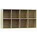 Libreria /Credenza Rovere Sonoma 66x30x130 cm Legno Multistrato - Foto miniatura 14