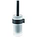 Spazzola Per Wc Con Supporto Bold Nero Opaco - Foto miniatura 1