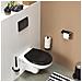 Spazzola Per Wc Con Supporto Bold Nero Opaco - Foto miniatura 4