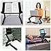 WonderWorker Newton Portatile Tavolo per Laptop, Pieghevole Tavolino per PC da Letto, Regolabile Supporto per Laptop, Leggio per Letto, Alluminio Leggero Nero, Ideale per Laptop Fino a 7-17 - Foto miniatura 5