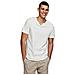 Split Neck Tee Ss Noos T-shirt - Uomo Taglia M - Foto miniatura 1