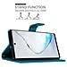 Custodia Compatibile Con Samsung Galaxy Note 10 In Blu Fiore - Coperchio Protettivo In Design Floreale Con Chiusura Magnetica, Funzione Stand E Slot Per Carte - Foto miniatura 6