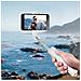 Asta Selfie Con Treppiede Telecomando Bluetooth Braccio Estensibile 68 Cm - Foto miniatura 5