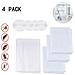 Zanzariere 4 Pack Fly Per Finestra Zanzara Mesh Estraibile E Lavabile 13 X 155 M Con Nastri 4 Rolls Autoadesivo Bianco - Foto miniatura 1