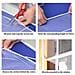 Zanzariere 4 Pack Fly Per Finestra Zanzara Mesh Estraibile E Lavabile 13 X 155 M Con Nastri 4 Rolls Autoadesivo Bianco - Foto miniatura 2