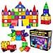 Magnetico Building Blocks Tiles Stem Toy Set 57pc - Per Bambini Di Apprendimento Educativi Giocattoli Da Costruzione Per Ragazze Dei Ragazzi Della Presente Et 3 4 5 6 7 Anni - Regalo - Foto miniatura 1