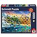 Puzzle Mondo Animale, 1000 Pezzi - Foto miniatura 1