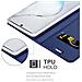 Custodia Compatibile Con Samsung Galaxy Note 10 In Classy Blu Scuro - Coperchio Protettiva Con Chiusura Magnetica, Funzione Stand E Tasca Per Le Carte - Foto miniatura 6