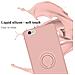 Custodia Compatibile Con Apple Iphone 6 Plus / 6s Plus In Liquid Rosa - Coperchio Protettivo In Silicone Tpu Flessibile Con Anello - Foto miniatura 3