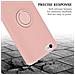 Custodia Compatibile Con Apple Iphone 6 Plus / 6s Plus In Liquid Rosa - Coperchio Protettivo In Silicone Tpu Flessibile Con Anello - Foto miniatura 8