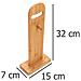 6 Taglieri + Rastrelliera Inclusa, Legno Di Bambù, - Foto miniatura 4