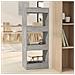 Libreria /Divisorio Grigio Cemento 40x30x103 cm in Truciolato - Foto miniatura 1