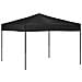 Tenda Per Feste Pieghevole Nera 3x3 M - Foto miniatura 2