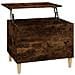 Tavolino Da Salotto Rovere Fumo 60x44,5x45 Cm Legno Multistrato - Foto miniatura 1