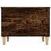 Tavolino Da Salotto Rovere Fumo 60x44,5x45 Cm Legno Multistrato - Foto miniatura 5