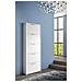 Scarpiera Margherita, Mobile Multiuso Da Ingresso Con 5 Ante A Ribalta, Armadietto Portascarpe Moderno, 100% Made In Italy, 67x18h184 Cm, Bianco - Foto miniatura 1