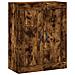 Mobile A Parete Rovere Fumo 69,5x34x90 Cm In Legno Multistrato - Foto miniatura 2