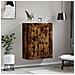 Mobile A Parete Rovere Fumo 69,5x34x90 Cm In Legno Multistrato - Foto miniatura 3