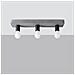 Lampada A Soffitto Tavo 3 Sl. 1158 - Industriale Lampade Da Soffitto Grigio 10x55x13.5 Cm - Foto miniatura 2