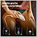 Epilatore Luce Pulsata (IPL) Silk-Expert Pro 5, Custodia, Rasoio Donna Venus, 2 Testine, PL5152 Colore Bianco /oro - Foto miniatura 6