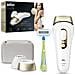 Epilatore Luce Pulsata (IPL) Silk-Expert Pro 5, Custodia, Rasoio Donna Venus, 2 Testine, PL5152 Colore Bianco /oro - Foto miniatura 9
