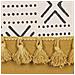 Cuscino Decorativo Woodi Cotone 45 X 45 Cm Geometrico Stampa A Blocchi Giallo - Foto miniatura 2