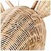 Decorazione Da Parete Rattan Chiaro 83 X 56 Cm Bananec - Foto miniatura 2
