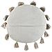 Set Di 2 Cuscini Madia Cotone 45 X 45 Cm Grigio Tinta Unita - Foto miniatura 2