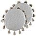 Set Di 2 Cuscini Madia Cotone 45 X 45 Cm Grigio Tinta Unita - Foto miniatura 4