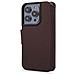 Custodia Per Iphone 14 Plus In Pelle Con Portacarte Integrato, Marrone - Foto miniatura 3
