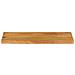 Piano Tavolo Bordi Vivi 80x20x3,8 Cm In Legno Massello Di Mango - Foto miniatura 3