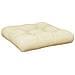 Cuscino Per Pallet Crema 50x50x12 Cm In Tessuto - Foto miniatura 2