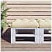 Cuscino Per Pallet Crema 50x50x12 Cm In Tessuto - Foto miniatura 1