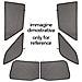 Kit Tendine Privacy - 6 Pz - Compatibile Per Ford Focus Sw (06/18>) - Foto miniatura 1