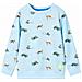 Felpa da Bambino Azzurro Mélange 104 - Foto miniatura 1