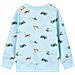 Felpa da Bambino Azzurro Mélange 104 - Foto miniatura 2