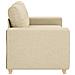 Divano Divanetto Crema 120 cm in Tessuto - Foto miniatura 3