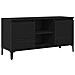 Mobile TV in Legno Ingegnerizzato Nero 102x35x50 cm - Foto miniatura 1