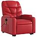 Poltrona Alzapersona Reclinabile Elettrica Rossa in Similpelle - Foto miniatura 4