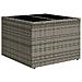 Set Divani da Giardino 11 pz con Cuscini in Polyrattan Grigio - Foto miniatura 5