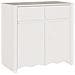 "Mobile da soggiorno ""DRAMMEN"" Bianco 79x43x75,5 cm Legno massello Pino" - Foto miniatura 1