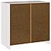 "Mobile da soggiorno ""DRAMMEN"" Bianco 79x43x75,5 cm Legno massello Pino" - Foto miniatura 6