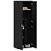 Armadio Alto Rovere Nero 60x35x180 cm Legno Ingegnerizzato - Foto miniatura 3