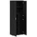 Armadio Alto Rovere Nero 60x35x180 cm Legno Ingegnerizzato - Foto miniatura 5