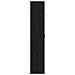 Armadio Alto Rovere Nero 60x35x180 cm Legno Ingegnerizzato - Foto miniatura 7