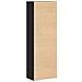 Armadio Alto Rovere Nero 60x35x180 cm Legno Ingegnerizzato - Foto miniatura 8